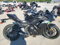 Salvage motorcycles for sale at Columbus, OH auction: 2025 Kawasaki EX650 R