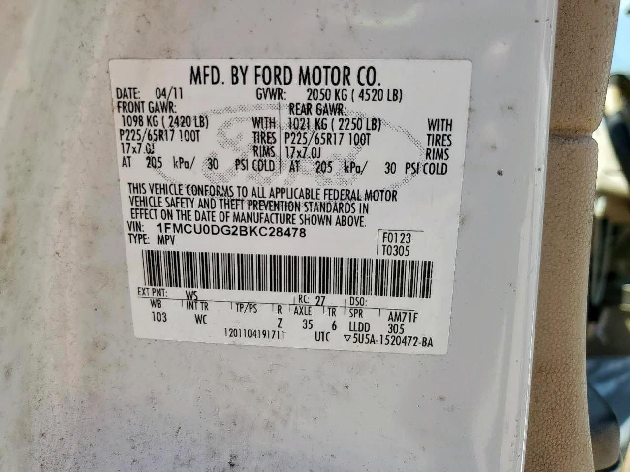 2011 Ford Escape xlt