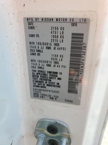 2015 Nissan Nv200 2.5s