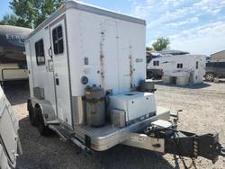Salvage trucks for sale at Pekin, IL auction: 2007 Featherlite Mfg Inc 2007 Featherlite Fiber Optic Spicling Trailer