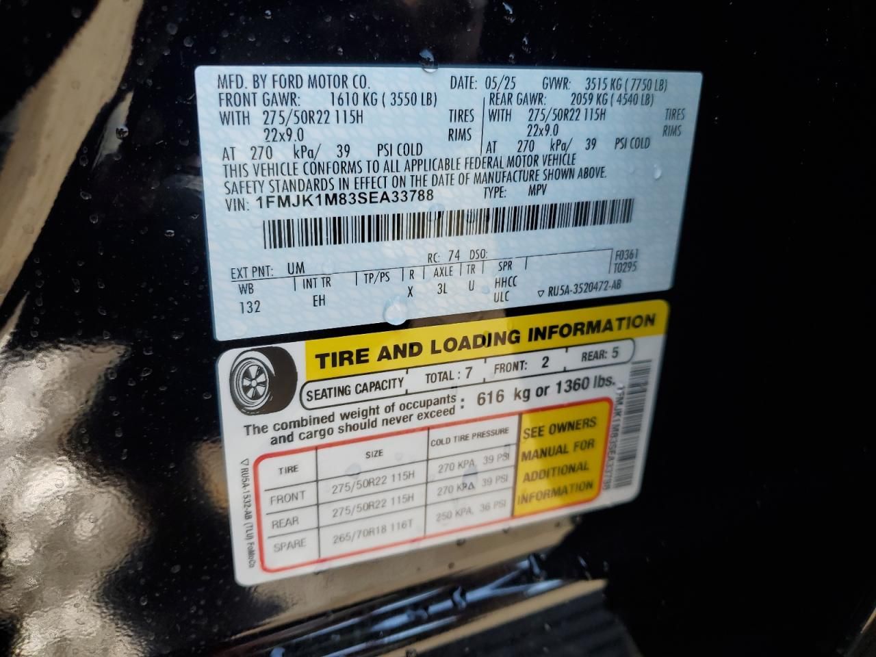 2025 Ford Expedition max Platinum