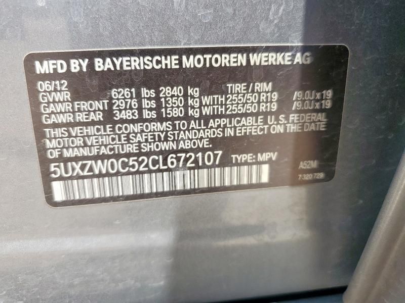2012 BMW X5 XDRIVE35D