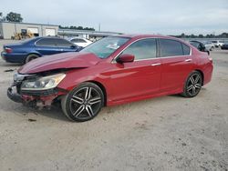 Honda Accord Sport salvage cars for sale: 2017 Honda Accord Sport