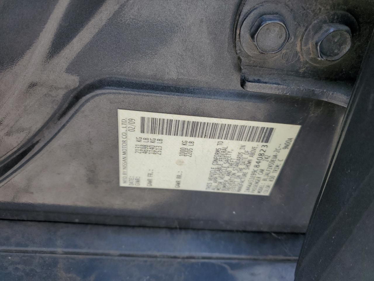 2009 Nissan Maxima s