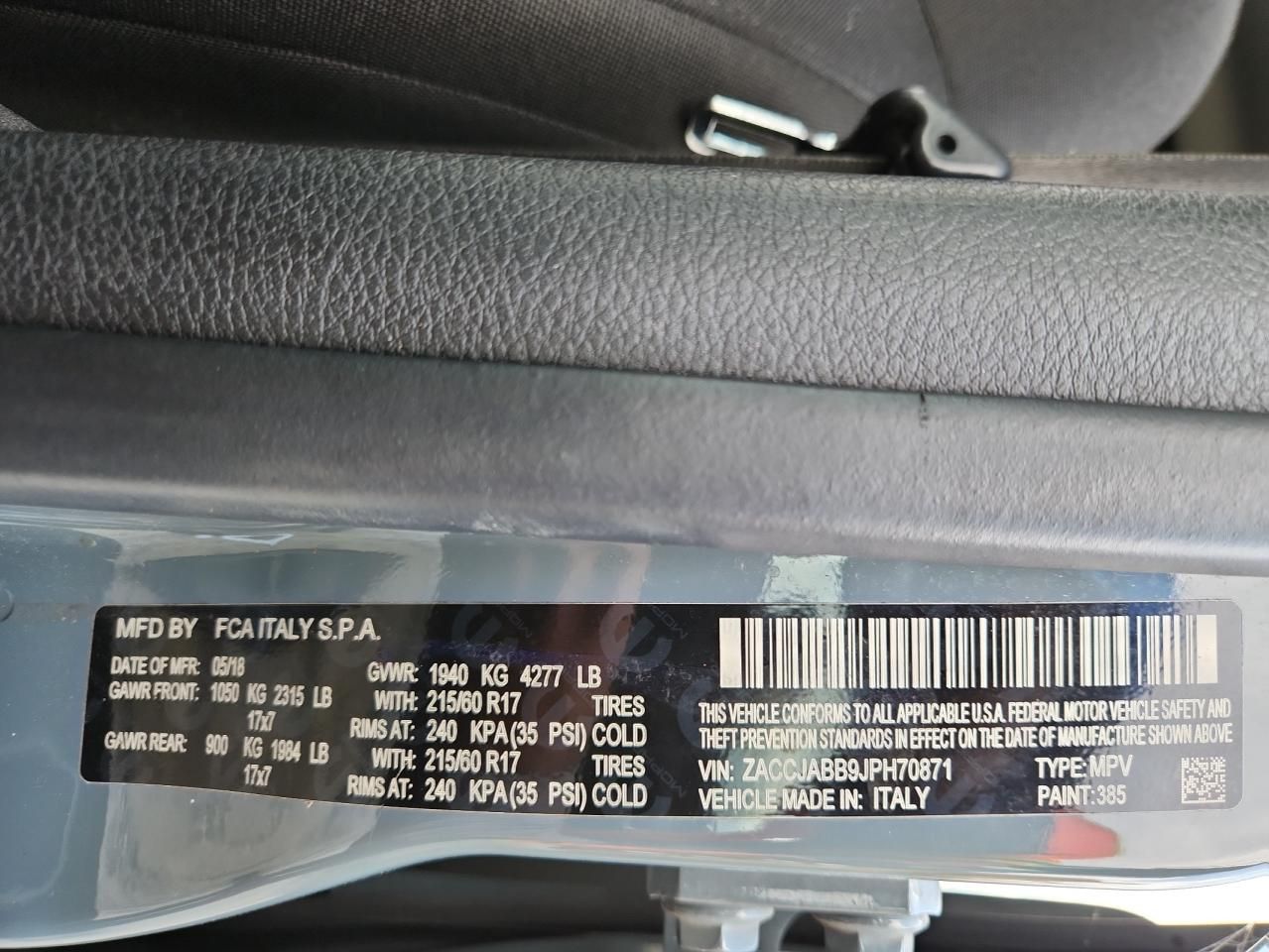 2018 Jeep Renegade Latitude