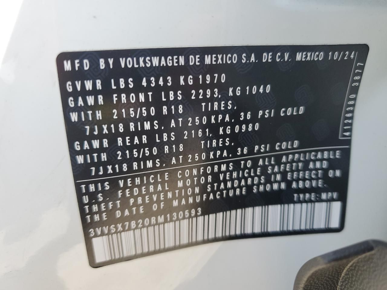 2024 Volkswagen Taos se