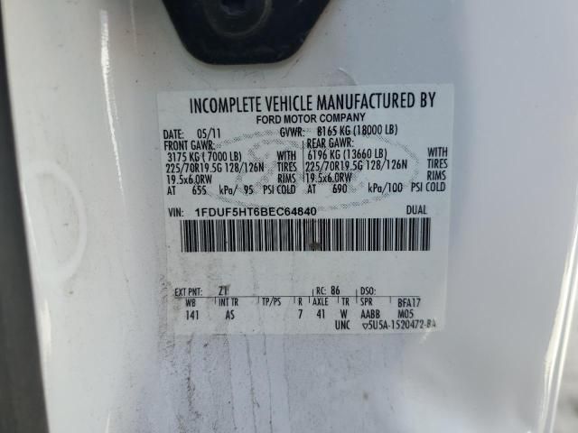 2011 Ford F550 Super Duty