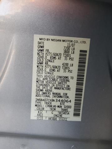2008 Nissan Titan XE