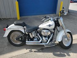 Salvage motorcycles for sale at Ellwood City, PA auction: 2006 Harley-Davidson Flstfi
