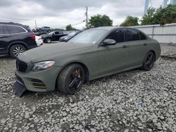 Mercedes-Benz e-Class salvage cars for sale: 2018 Mercedes-Benz E 400 4matic