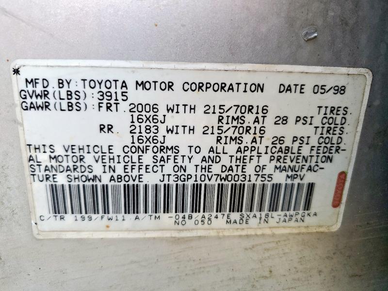 1998 Toyota Rav4 Base