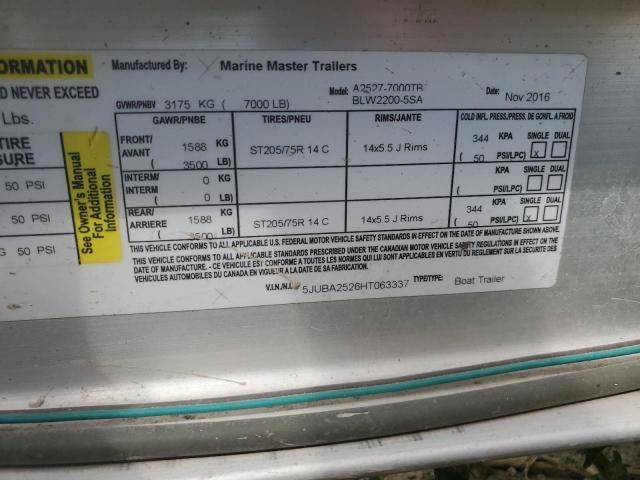 2023 Pace American Boat Trailer