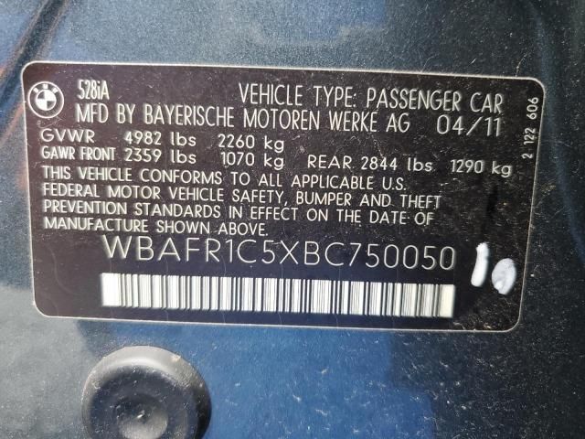 2011 BMW 528 I