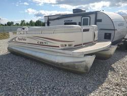 Salvage boats for sale at Wayland, MI auction: 2005 Godfrey 200RE Aqua Patio-Boats