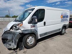 Salvage trucks for sale at Littleton, CO auction: 2015 Dodge RAM Promaster Cargo Van