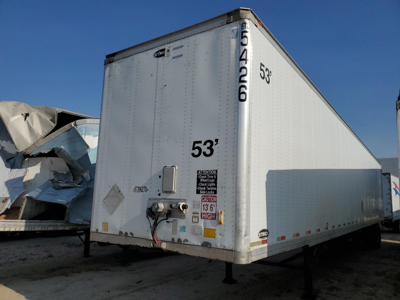 2008 Strick DRY Van Trailer