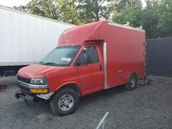 Salvage trucks for sale at Waldorf, MD auction: 2021 Chev Rolet Express G3500