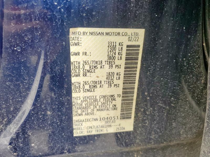 2022 Nissan Titan S