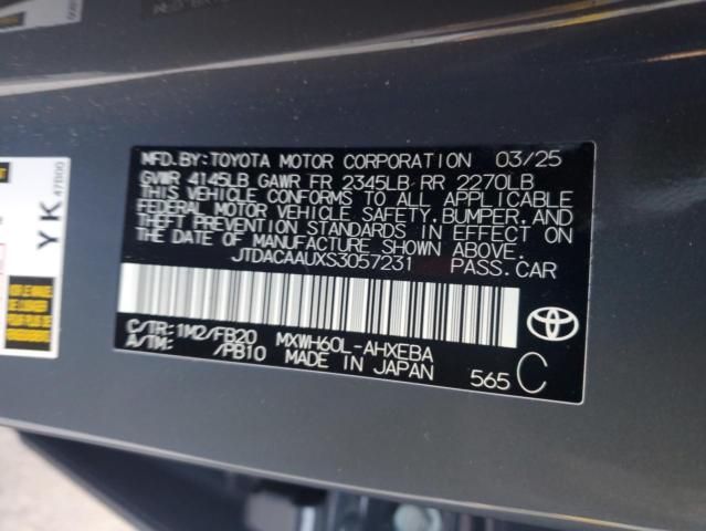 2025 Toyota Prius LE