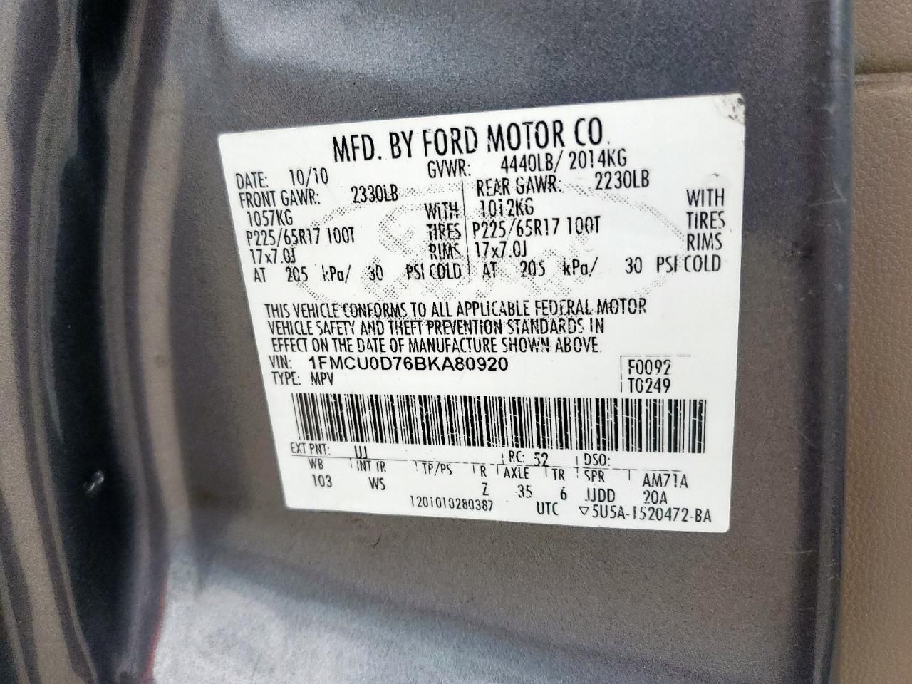 2011 Ford Escape xlt