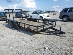 Salvage trucks for sale at Earlington, KY auction: 2024 Gator Made Inc 2024 Gator Made 16 Utility Trailer