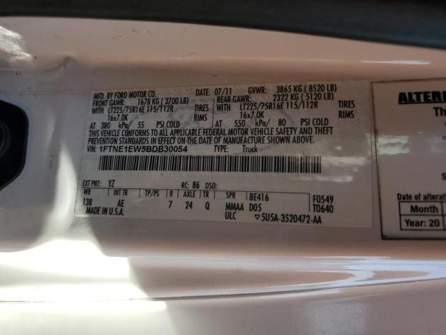 2011 Ford Econoline E150 Van