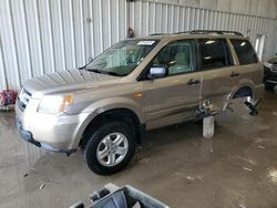 Honda Pilot lx salvage cars for sale: 2007 Honda Pilot LX