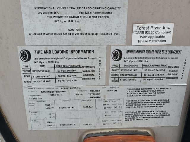2015 Wildwood 2015 Foresriver Tracer AIR