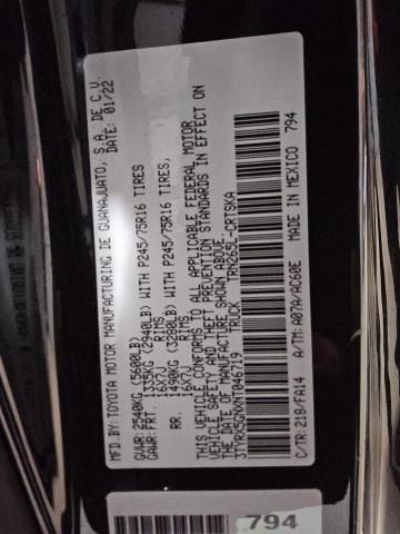 2022 Toyota Tacoma Access cab