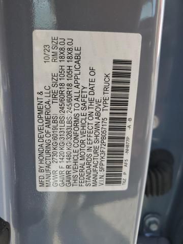 2023 Honda Ridgeline Rtl-e