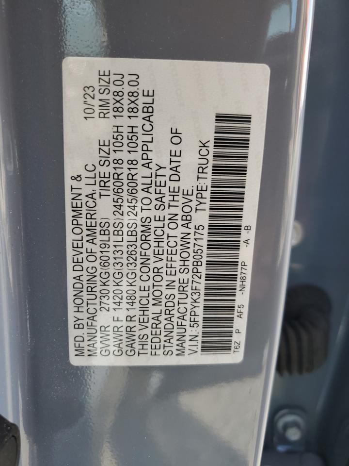 2023 Honda Ridgeline Rtl-e