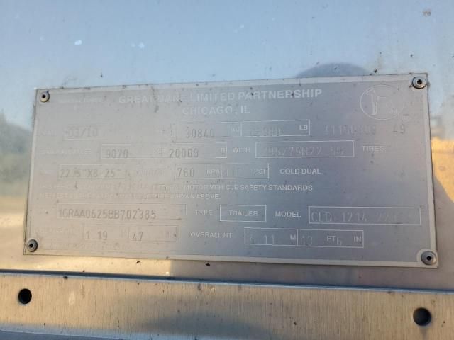 2011 Great Dane CLD1214-22053 DRY Van Trailer