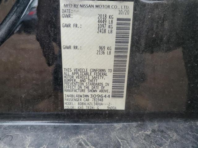 2021 Nissan Altima sv