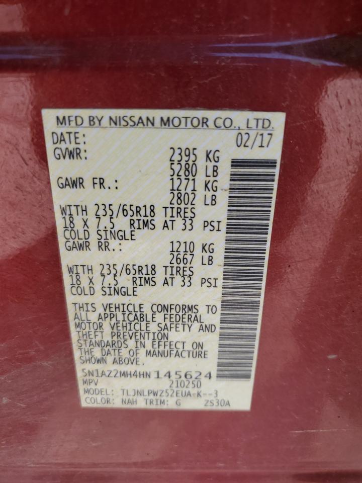 2017 Nissan Murano s