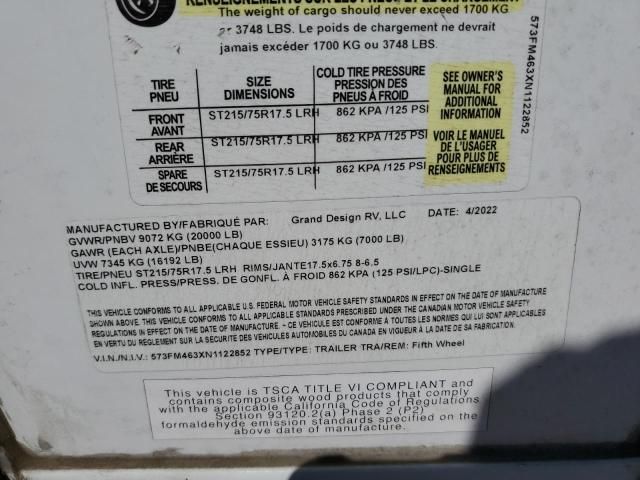 2022 Grand Design M-395MS