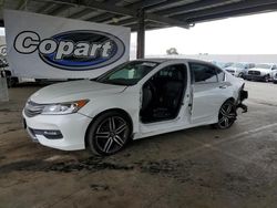 Honda Accord Sport salvage cars for sale: 2017 Honda Accord Sport