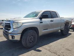 Salvage cars for sale from Copart North Las Vegas, NV: 2015 Toyota Tundra Double Cab SR