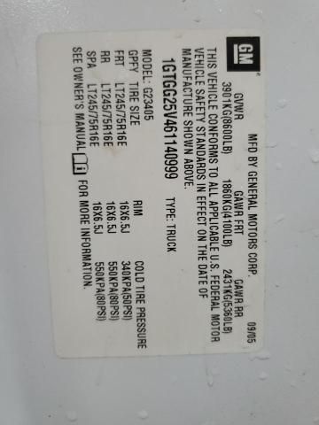 2006 GMC Savana G2500