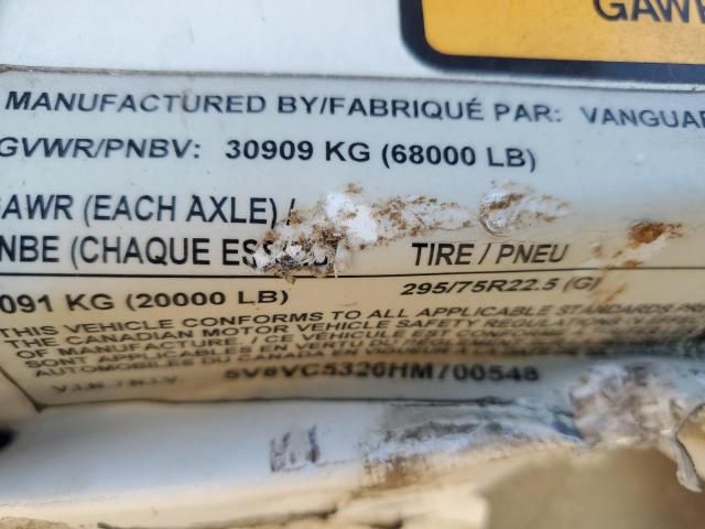 2017 Vanguard DRY Van Trailer