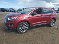Ford Edge Titanium salvage cars for sale: 2015 Ford Edge Titanium