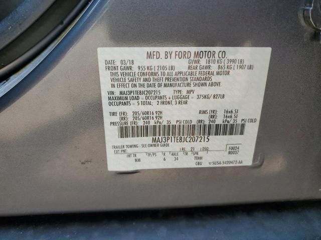 2018 Ford Ecosport SE