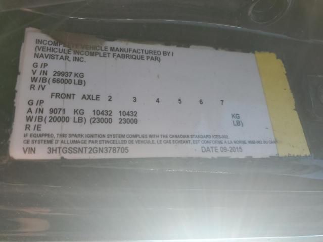 2016 International 7600 Dump Truck