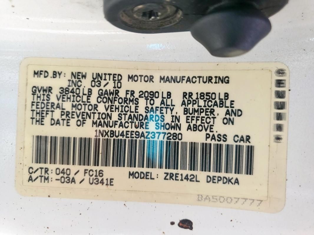 2010 Toyota Corolla Base
