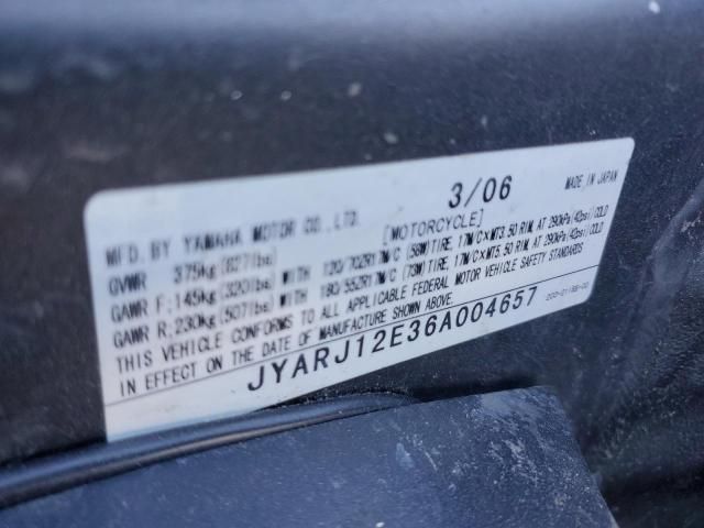 2006 Yamaha YZFR6 L