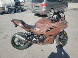 Salvage motorcycles for sale at Ellwood City, PA auction: 2022 Kawasaki EX400