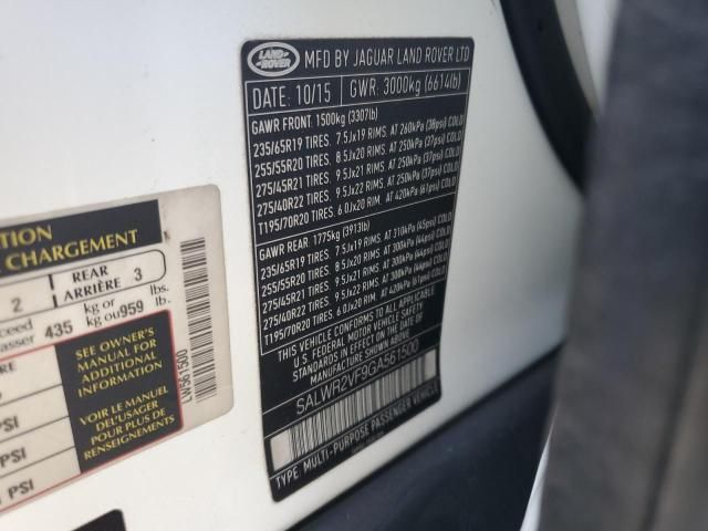 2016 Land Rover Range Rover Sport HSE