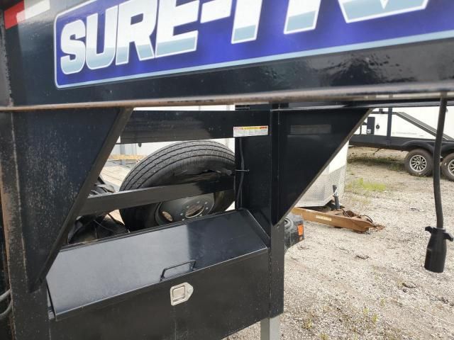2022 Sure-Trac ST1022010LPDO2A-GN-253 Equipment Trailer