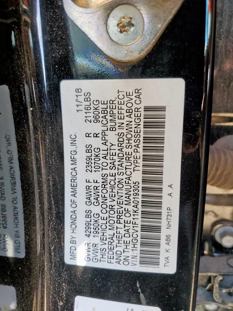 2019 Honda Accord LX