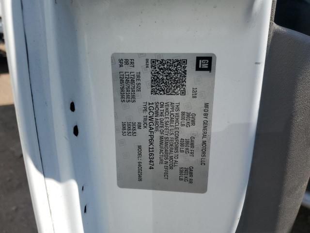 2019 Chevrolet Express G2500