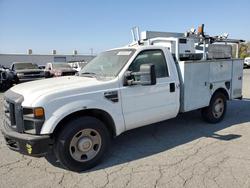 Salvage trucks for sale at Colton, CA auction: 2008 Ford F350 SRW Super Duty
